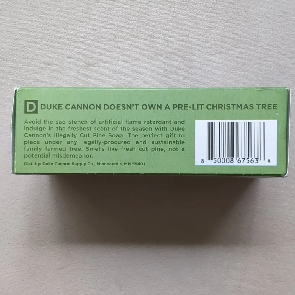Duke Cannon Supply Co. Pine Bar Soap - A Great Gift!